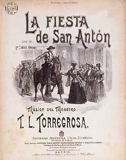 La fiesta de San Anton - Vocal Score cover