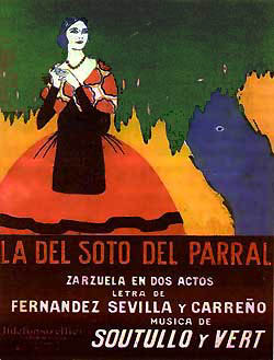 La del Soto del Parral - original poster