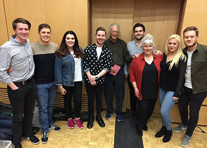 Richard Bonynge and the cast of Dorothy, Manchester 2018