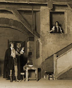 Mateo Guitart y Felisa Herrero en 'La villana', Teatro de la Zarzuela 1927
