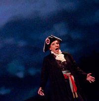 Maria Rodriguez en "La Marsellesa" (Foto: � Daniel Perez, cortesia del Teatro Cervantes de Malaga)