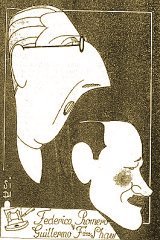 Federico Romero and Guillermo Fernandez Shaw cartoon